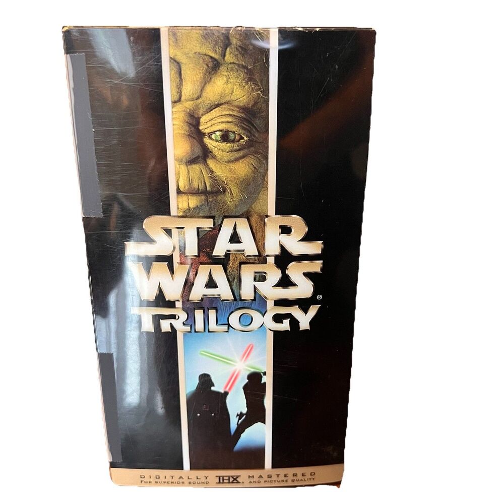 Star Wars Trilogy VHS, 2000,‎ 3-Tape Set, Digitally Remastered For Sound/picture